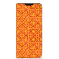 Motorola Moto E7 Power | E7i Power Hoesje met Magneet Batik Oranje - thumbnail