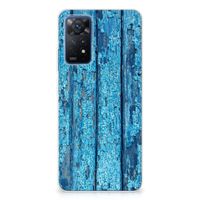 Xiaomi Redmi Note 11 Pro 5G Bumper Hoesje Wood Blue - thumbnail