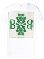 Barrie t-shirt oversize à patch logo - Blanc - thumbnail