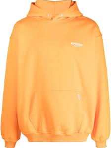 Represent hoodie en coton à logo imprimé - Orange