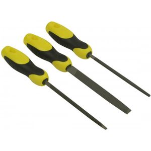 Stanley 3delige Set Vijlen Bastaard 150mm - 0-22-445 - 0-22-445