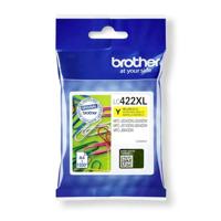 Brother Originele inktcartridge LC-422XLY geel voor ca. 1500 pagina's, voor MFC-J5340DW, MFC-J5345DW, MFC-J5740DW, MFC-J6540DW, MFC-J6940DW