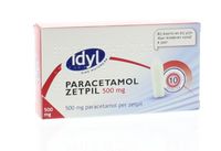 Idyl Paracetamol 500mg (10 Zetpillen) - thumbnail