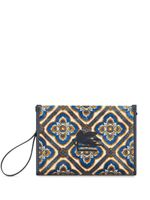 ETRO trousse de toilette en jacquard à logo brodé - Tons neutres