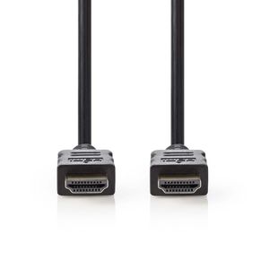 High Speed HDMI-Kabel met Ethernet | HDMI-Connector - HDMI-Connector | 1,0 m | Zwart