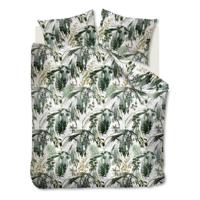 At Home with Marieke At Home Into Green dekbedovertrek - Lits-jumeaux (240x200/220 cm + 2 slopen) - Katoen - Green