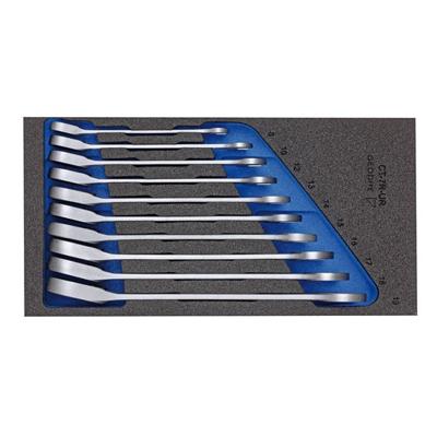 Gedore 2331969 1500 CT1-7 UR Ring-steeksleutelset 10-delig Sleutelbreedte (metrisch) (alleen voor ADT) 07 - 19 mm