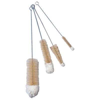 Reinigingsborstels met topje van scheerwol, 4-dlg. set.