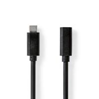 USB-Kabel | USB 3.2 Gen 1 | USB-C© Male | USB-C© Female | 4K@60Hz | 5 Gbps | Vernikkeld | 2.00 m