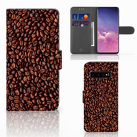 Samsung Galaxy S10 Book Cover Koffiebonen - thumbnail