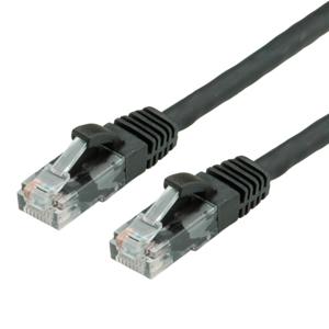 VALUE UTP Cat.6 (Class E) patchkabel, LS0H, zwart, 0,5 m