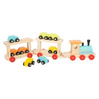 Small Foot Houten Trein Transporter met Auto&apos;s, 11dlg.