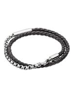 TANE México 1942 bracelet Comet Grey en cuir - Noir - thumbnail