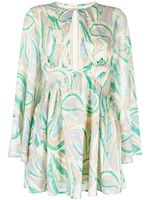 Alice McCall robe courte Swan Lake à imprimé abstrait - Vert - thumbnail