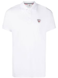 Rossignol polo à logo appliqué - Blanc