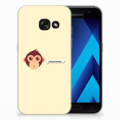 Samsung Galaxy A3 2017 Telefoonhoesje met Naam Monkey Samsung Galaxy A3 2017 Telefoonhoesje met Naam Monkey
