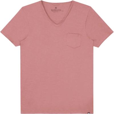 Stewart v-neck s/s slub jersey