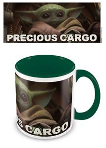 Star Wars: The Mandalorian - Precious Cargo Green Coloured Mug