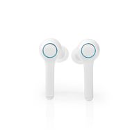 Nedis HPBT5055WT hoofdtelefoon/headset Hoofdtelefoons Draadloos In-ear Oproepen/muziek Bluetooth Wit - thumbnail