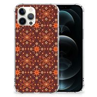 iPhone 12 Pro Max Doorzichtige Silicone Hoesje Batik Brown