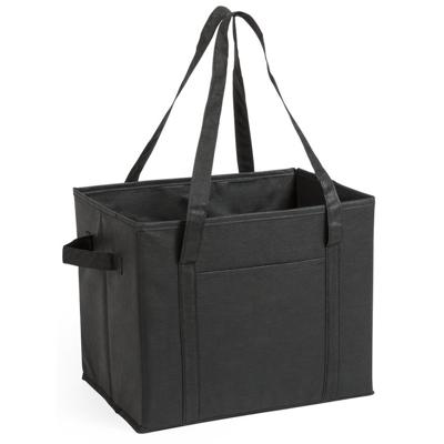 2x stuks auto kofferbak/kasten organizer tassen zwart vouwbaar 34 x 28 x 25 cm 2x stuks auto kofferbak/kasten organizer tassen zwart vouwbaar 34 x 28 x 25 cm