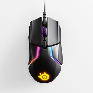 Steelseries Rivl 600 Ergonomische gaming-muis USB Optisch Zwart 7 Toetsen 12000 dpi Verlicht, Ergonomisch, Geïntegreerd profielgeheugen, Afneembare kabel,