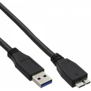 InLine 4043718153794 USB-kabel 1,5 m USB 3.2 Gen 1 (3.1 Gen 1) USB A Micro-USB B Zwart