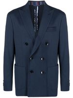 ETRO blazer à boutonnière croisée - Bleu