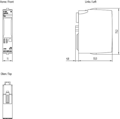 Siemens 6ES7131-6BF61-0AA0 netvoeding & inverter Binnen Meerkleurig