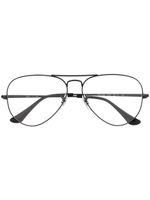 Ray-Ban lunettes de vue à monture oversize ronde - Noir