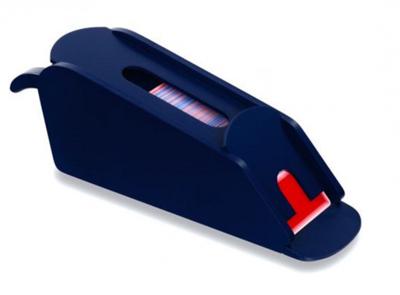 Dal Negro kaartenhouder Sabot Baccarat hout 43 cm blauw