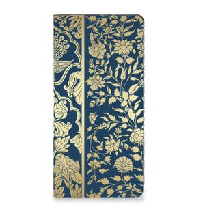 Motorola Moto G54 Smart Cover Beige Flowers