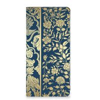 Motorola Moto G54 Smart Cover Beige Flowers - thumbnail