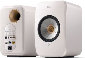 KEF LSX II Wireless Stereo Speakers - Wit