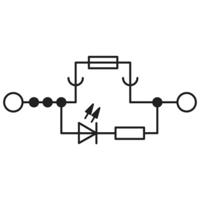 Phoenix Contact 3212172 Zekeringsdoorvoerklem 8.2 mm Push-Lock-veeraansluiting Zwart 50 stuk(s) - thumbnail