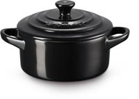 Le Creuset Serveerpan / Mini Braadpan Signature - Ebbenzwart - ø 10 cm / 250 ml