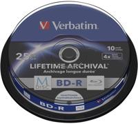 M-Disc - 10 x BD-R - 25 GB 4x - inkjet-bedrukbaar oppervlak - spindel