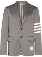 Thom Browne blazer droit à détails rayés - Gris