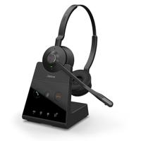 Jabra Engage 65 SE Stereo draadloze headset Professioneel telefoneren, DECT-beveiliging, batterij voor 13 uur, bereik van 50 meter, de hele dag comfortabel met basisstation, voeding, USB-C-kabel