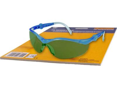 L+D Upixx CYCLE Ergonomic 26753SB Veiligheidsbril Blauw DIN EN 166-1