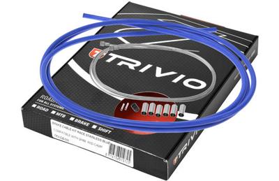 Trivio - Race Rem Kabelset RVS Compleet Blauw