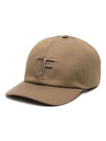 TOM FORD casquette en coton à logo brodé - Marron