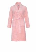Oud roze kinderbadjas fleece-164/176 (XXL)