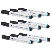 9x Whiteboard markers zwart