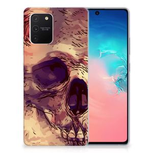 Silicone Back Case Samsung Galaxy S10 Lite Skullhead