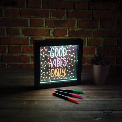 Neon Effect Frame - Klein