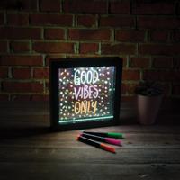 Neon Effect Frame - Klein