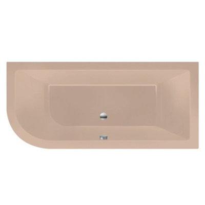 Ligbad Inbouw Xenz Principe Rechts 1-2 Persoons Duobad 80x180x50cm Acryl Bahama Beige Hoogglans met Poten