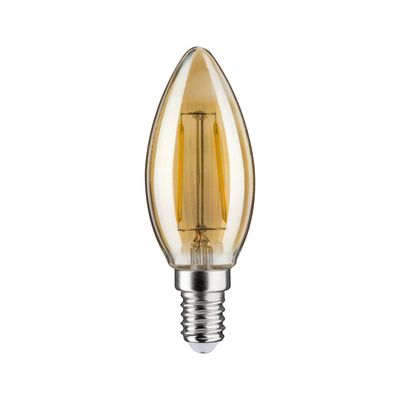 Paulmann 28705 LED-lamp Energielabel F (A - G) E14 Kaars 4.7 W = 37 W Goud (Ø x h) 35 mm x 98 mm 1 stuk(s)