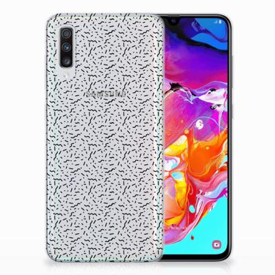 Samsung Galaxy A70 TPU bumper Stripes Dots Samsung Galaxy A70 TPU bumper Stripes Dots